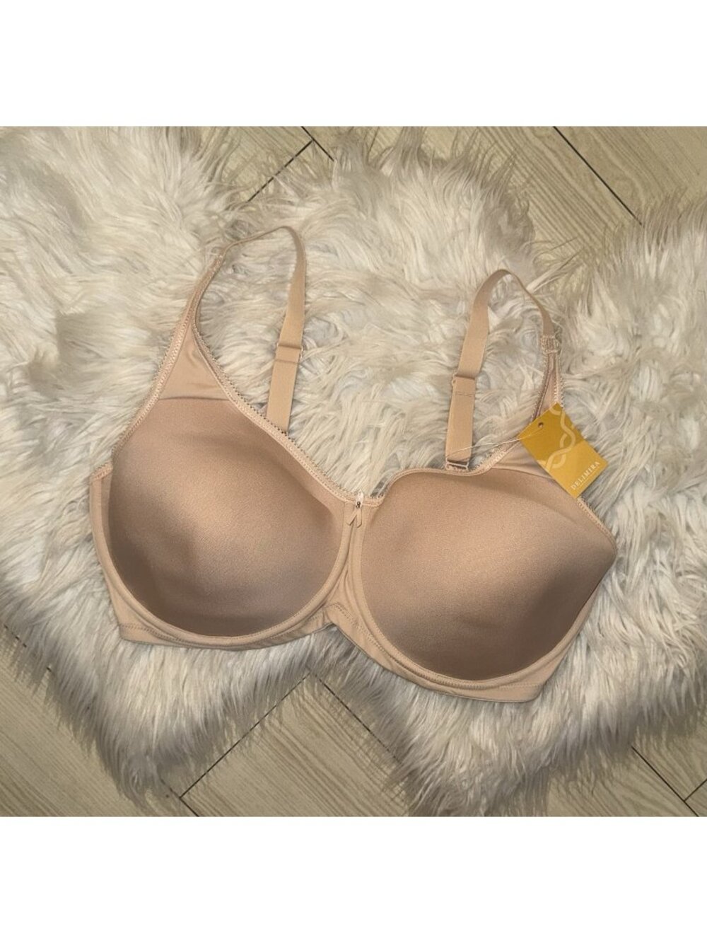 DELIMIRA Underwire Bra Lined Cup Womens 40E Beige W609 New Nwt